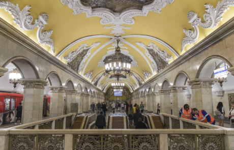 Metro de Moscu (Rusia)